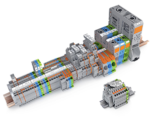Rail-mount terminal blocks