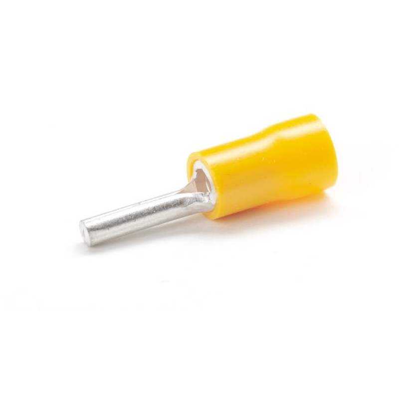 PEM-YP14 - INSULATED PENCAPE 4.0 - 6.0 mm2 / 14 mm YELLOW (100 pcs.)