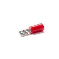 PEM-RF32/05/VR - INSULATED SOCKET 0.5 - 1.5 mm2 / 2.8 x 0.5 mm RED (100 pcs.)