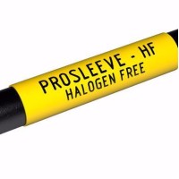 HFS048500LR4 - Безгалогенова термоусаджувальна трубка для внутрішнього використання 4,8 /2,4 мм жовтого кольору, L=50 мм (1000 шт/бухта)