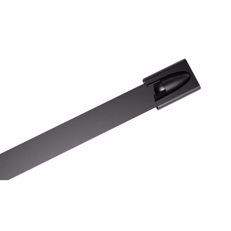 PKSC79200AN0 - STEEL BAND 200 x 7.9 mm BLACK PLATED (100 pcs.)