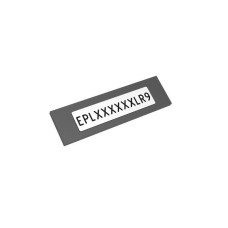EPL027008LR9 - PROSLEEVE EPL label 27 x 8 mm WHITE (2500 pcs.)
