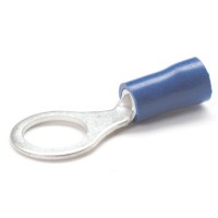 PEM-BR105 - Ізольовані наконечники типу "кільцевий" d=10,0 мм для проводу 1,5 - 2,5 мм2 синього кольору (100 шт/пак)
