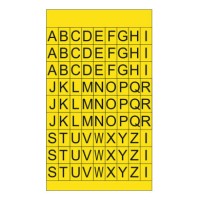 PLB42537 - PLB ACRYLIC KIT: 9x13 mm YELLOW 810 pcs./KIT: A-Z