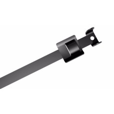 PKSRC63150PP0 - Хомут металевий богаторазовий типу PKS розміром 150 х 6,35 мм з чорним покриттям (100 шт/пак)