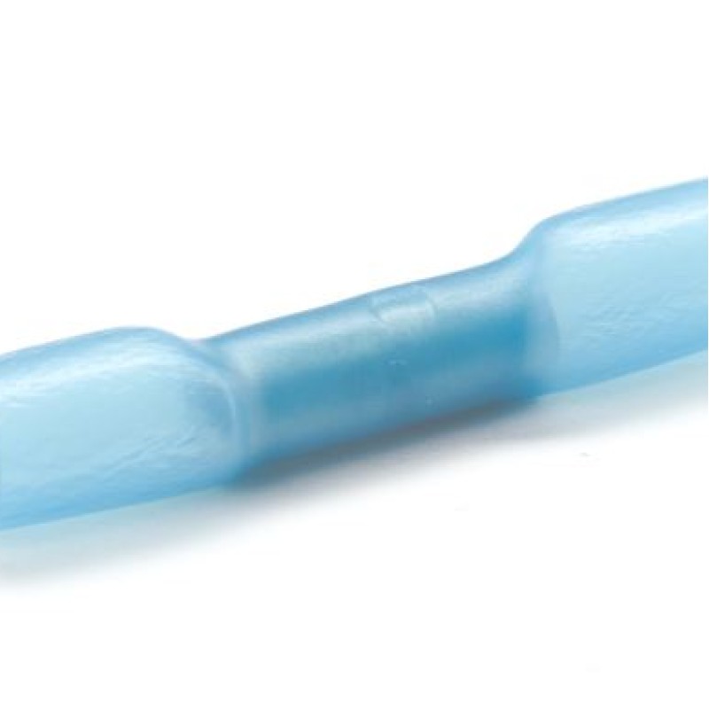 PEM-HSB2.0 - Ізольовані наконечники типу "з'єднувальні" розміром L=37,0 мм для проводу 1,5 - 2,5 мм2 синього кольору (100 шт/пак)