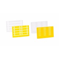 PFC07533KA4 - 33 MM CABLE LABEL CARD YELLOW (25x9 pcs.)