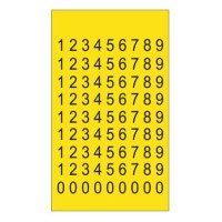 PLB42517 - PLB ACRYLIC KIT: 6x9 mm YELLOW 1440 pcs./KIT: 0-9