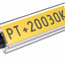 PT+02015A - Маркувальна прозора бірка типу РТ+ (L=15 мм) під профіль-вкладиш для проводів від 0,25мм2 до 1,5 мм2 (200 шт/пак)