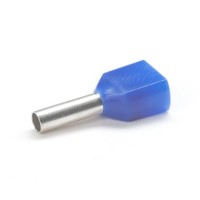 PEM-TCEF2510F - TUBELLE INSULATED END 2 x 2.5mm2 x 10mm BLUE (100 pcs.)