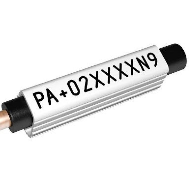PA+02027PN9 - Маркувальна бірка типу РА+02 (0,2 - 1,5 мм2), білого кольору, L=27 мм (1001 шт/пак)