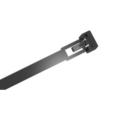 PKBR-20076-0 - OPENING CLAMPS 200 x 7.6 mm BLACK (100 pcs.)