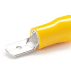 PEM-YM63/VR - Insulated pin 4.0 - 6.0 mm2 / 6.3 x 0.8 mm YELLOW (100 pcs.)