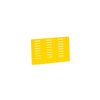 PFC04212KA4 - YELLOW 12 MM LABEL CARD (25x21 pcs.)
