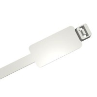 PKB-20046WM-9 - CUTTING CLAMPS 200 x 4.6 mm WHITE (100 pcs.)