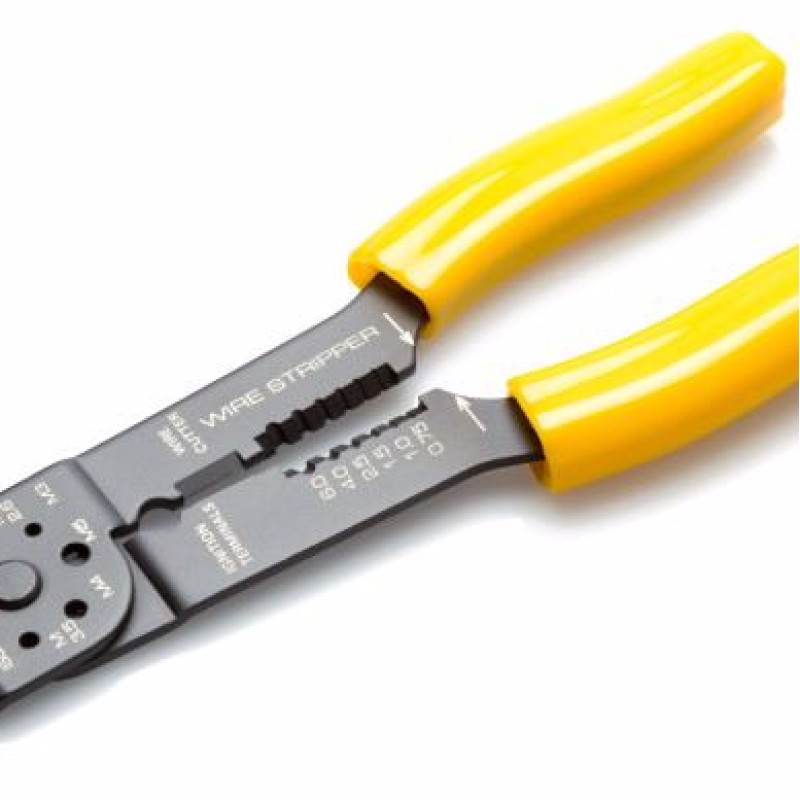 CT-1 - ECONOMICAL STRIPPER AND PRESS FOR RED, BLUE AND YELLOW INSULATED TERMINALS