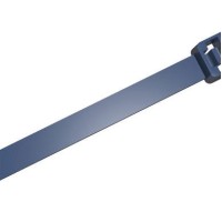 PKBM-280 - Хомут пластиковий з металевим покриттям розміром 290 х 4,5 мм синього кольору (100 шт/пак)