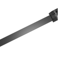 PKB-30045MB-0 - METAL LOCKING BAND 290 x 4.5 mm BLACK (100 pcs.)