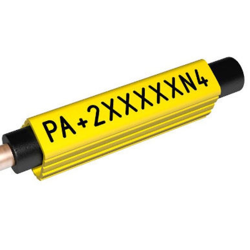 PA+20015AN4 - Маркувальна бірка типу РА+2 (2,5 - 16,0 мм2), жовтого кольору, L=15 мм (100 шт/пак)