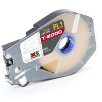 T2000-PL090CN4 - Самоклеюча стрічка (9 мм) жовтого кольору для друку на термотрансферном принтері типу Т-2000/Т-1000/Т-800/МК-8 (30 м)
