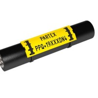 PPQ+19060DN4 - Маркувальна бірка типу PPQ для кабелю під хомути розміром 60х19 мм жовтого кольору (330 шт/бухта)