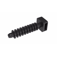 PKB-MM6-0 - Кріплення для отвору М6 в стіні чорного кольору (100 шт/пак)