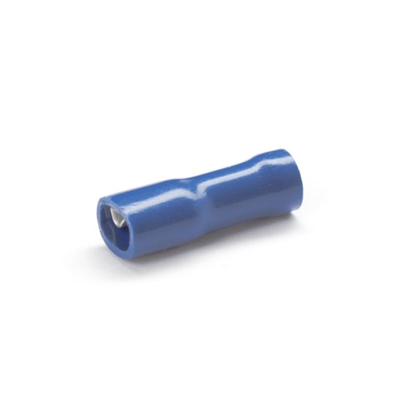 PEM-BF50/FI/VR - FULLY INSULATED SOCKET 1.5 - 2.5 mm2 / 4.8 x 0.8 mm BLUE (100 pcs.)