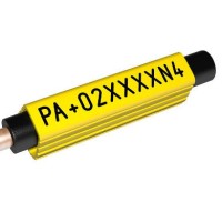 PA+02042PN4 - Маркувальна бірка типу РА+02 (0,2 - 1,5 мм2), жовтого кольору, L=42 мм (600 шт/пак)