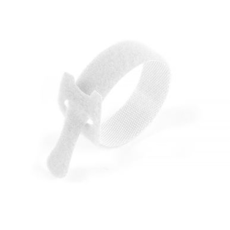 PKB-150130TX-9 - Хомут - липучка розміром 150 х 13 мм білого кольору (50 шт/пак)