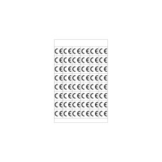 PLB42297 - Набір наліпок з поліестеру типу PLB розміром 14х14 мм на листах сереблястого кольору з символом 