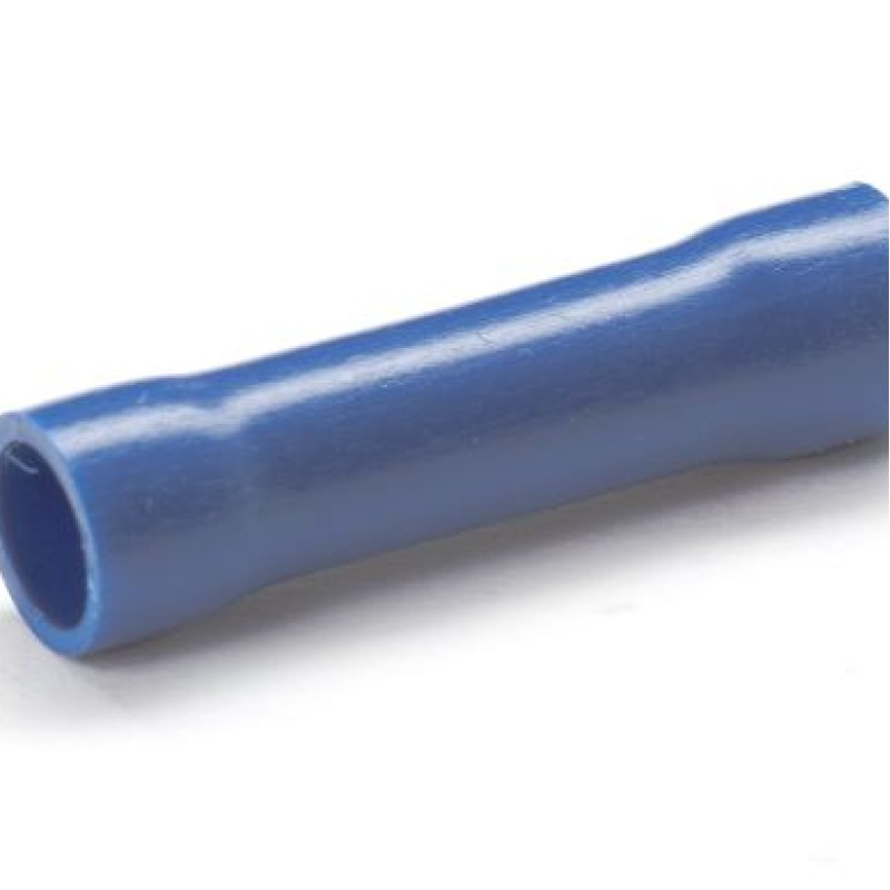 PEM-BBC45 - Ізольовані з'єднувальні наконечники D=4,5 мм для проводу 1,5 - 2,5 мм2 синього кольору (100 шт/пак)