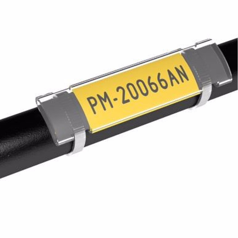 PM-24033AN - PM 24/33 CABEL POCKET WITH LABEL POCKET (100 pcs.)