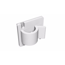 PKB-R191-9 - Self-adhesive cable holder 19 x 19 mm for 4-5 mm cables WHITE (100 pcs.)