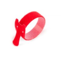 PKB-150130TX-2 - Хомут - липучка розміром 150 х 13 мм червоного кольору (50 шт/пак)