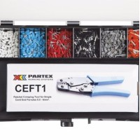 KIT-CEF01G - SET OF INSULATED TUNED ENDS 0.25-1.5 mm2 STANDARD G WITH PRASK CEFT01