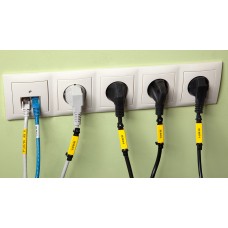 PHZF20024BN4 - Термоусаджувальна трубка безгалогенова типу PHZF (плоска в розрізі) D=2,4 мм/1,2 мм жовтого кольору (100 м)