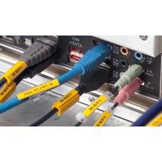 PTM10023K - Маркувальна бірка прозора типу PTM під профіль-вкладиш для кабелю під хомути розміром 6х23 мм (5000 шт/бухта)