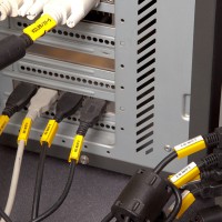 PP+09000SN4 - Профіль-вкладиш 9,0 мм для маркерів типу РМ та РТМ, жовтого кольору (17 м.)