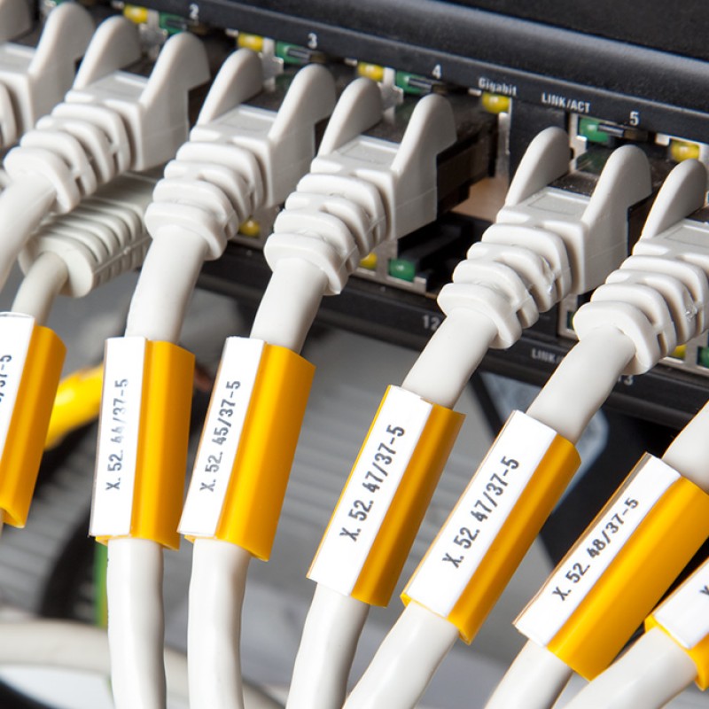 PTC10015A9 - Маркувальна бірка типу РТC1 (L=15 мм) під профіль-вкладиш для проводів від 0,4мм2 до 1,5 мм2, білого кольору (200 шт/пак)