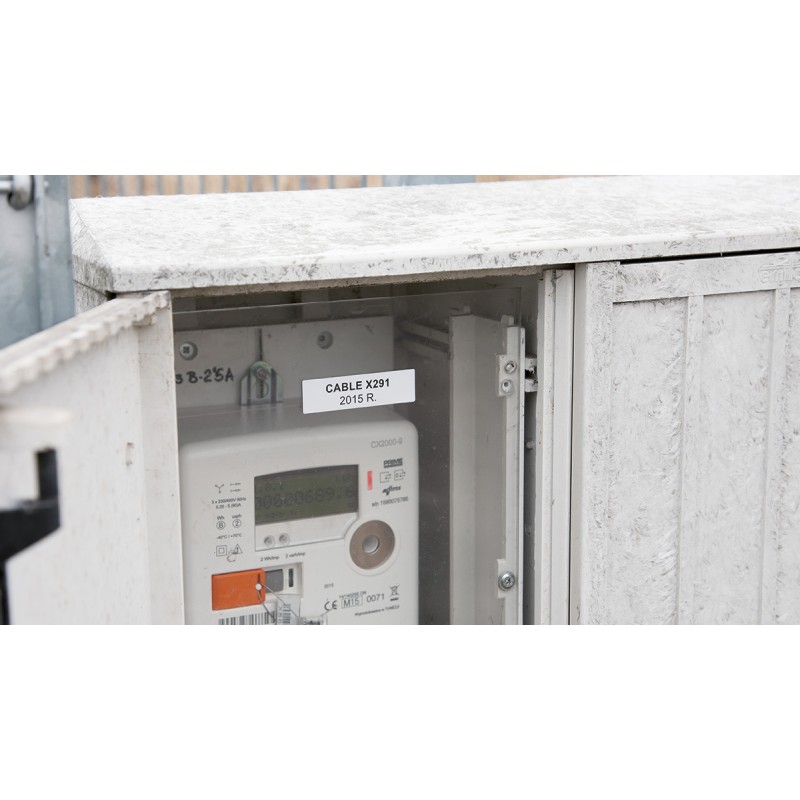 EPL027018LR8 - PROSLEEVE EPL label 27 x 18 mm SILVER (1500 pcs.)