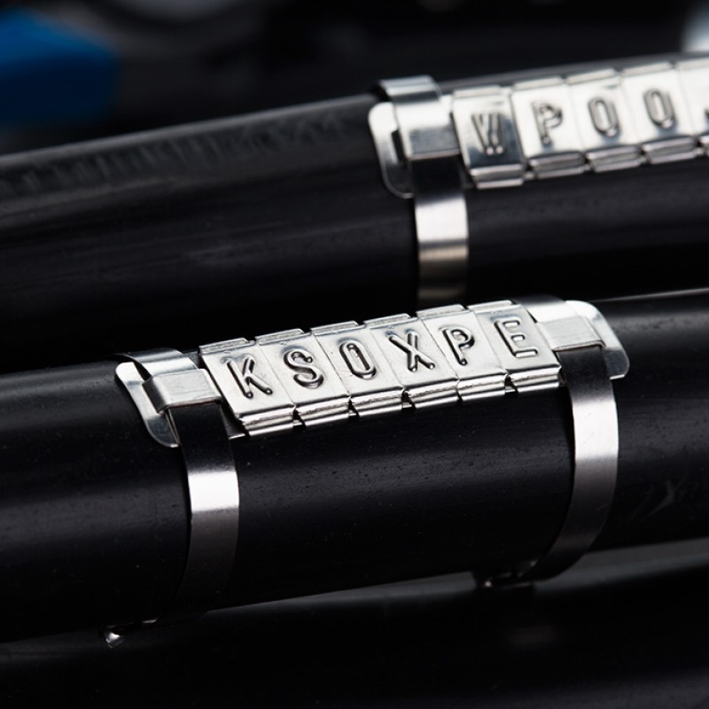 PKS10006PP.2 - Маркувальна бірка з нержавіючої сталі типу РKS (для тримачів типу PKS), напис "2" (50 шт/пак)