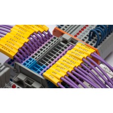 PA+02012AN4 - Маркувальна бірка типу РА+02 (0,2 - 1,5 мм2), жовтого кольору, L=12 мм (200 шт/пак)