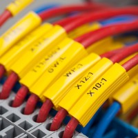 PA+02042PN4 - Маркувальна бірка типу РА+02 (0,2 - 1,5 мм2), жовтого кольору, L=42 мм (600 шт/пак)