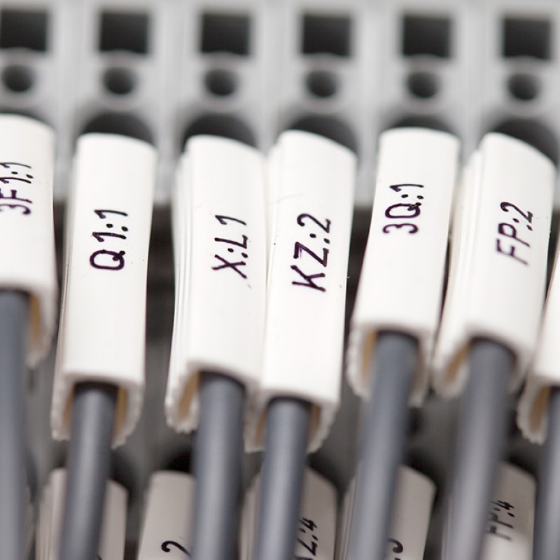 PA-02021AN4 - Маркувальна бірка типу РА-02 (0,2 - 1,5 мм2), жовтого кольору, L=21 мм (100 шт/пак)