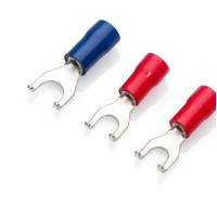 PEM-BFS53 - FORK TERMINAL WITH PROTECTION. INSULATED 1.5 - 2.5 mm2 / 5 mm BLUE (100 pcs.)