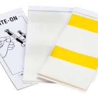 PWB42017 - Самоламінуючі наліпки типу PWB з поліестеру (25х25)х75 мм білого кольору (60 шт/блокнот)