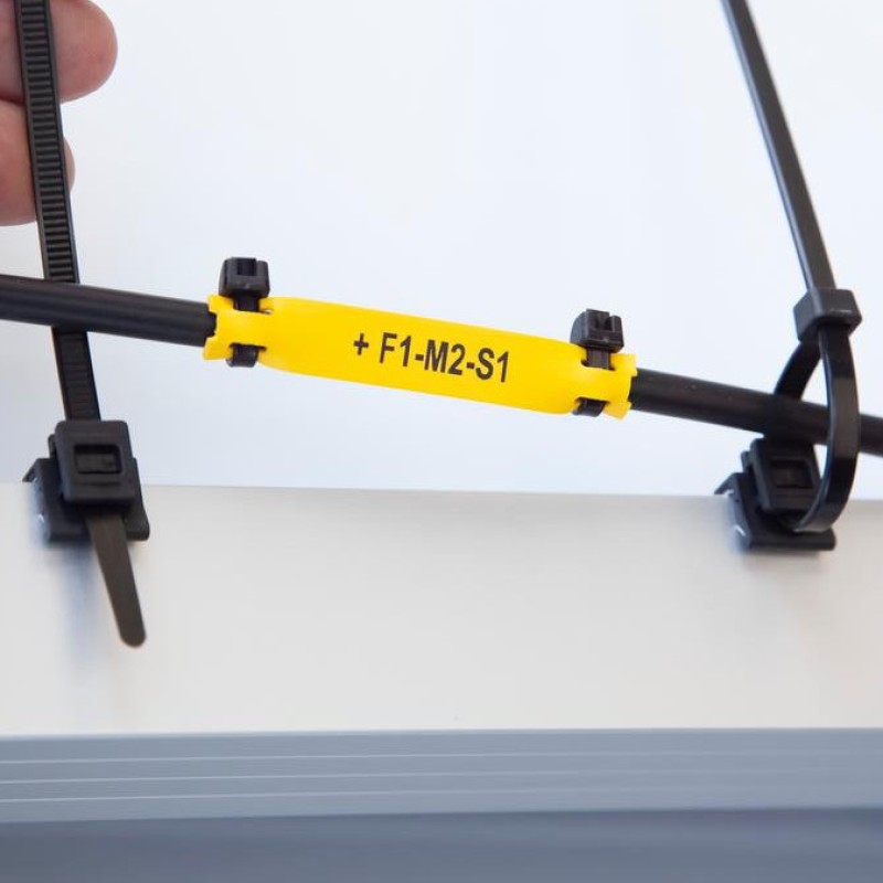 PPQ+19060DN4 - PROFILE PPQ+19 LENGTH 60 mm YELLOW (330 pcs.)