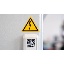 PLB41457 - Набір наліпок акрілових типу PLB розміром 19х11 мм на листах жовтого кольору (440 шт)