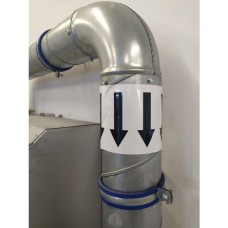 PLPM100000B0SG.OTLQ - PLPM DIRECTIONAL POLYESTER LABEL 100 mm CONTINUOUS BLACK: OTHER CIRCLE (25 m)