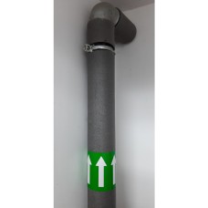 PLPM100000B0SG.OTLQ - PLPM DIRECTIONAL POLYESTER LABEL 100 mm CONTINUOUS BLACK: OTHER CIRCLE (25 m)